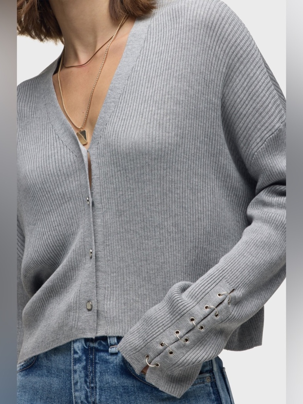 *NWT* Hudson Boxy Cardi in High Rise